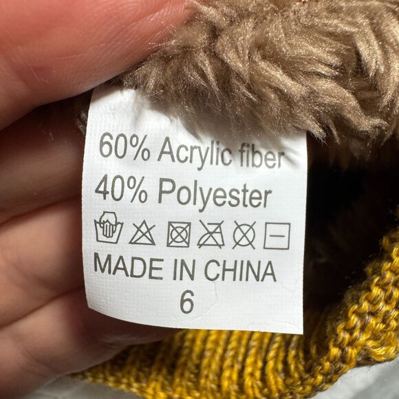 Oversized Baggy Slouchy Thick Winter Beanie Hat Winter Warm Fleece Lined - Picture 7 of 7